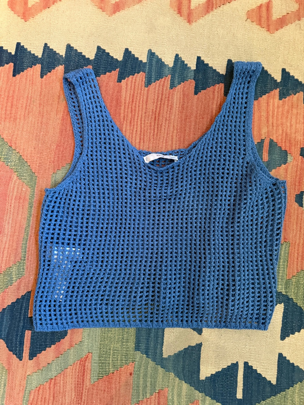 Blue Mango Crochet Tank Top - Women